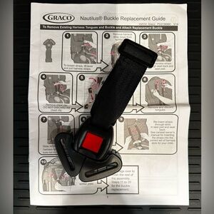 Brand New Graco Nautilus Buckle Replacement with 2014 Buckle Replacement Guide